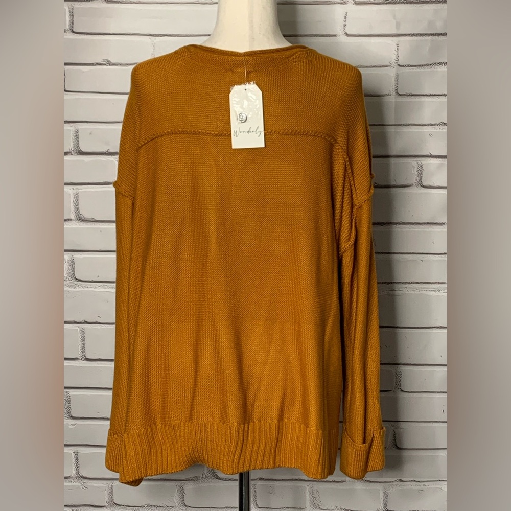 Wonderly Golden Sweater XL NWT - Picture 4 of 10